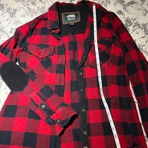 Roots Women’s Red and Black Flannel shirt